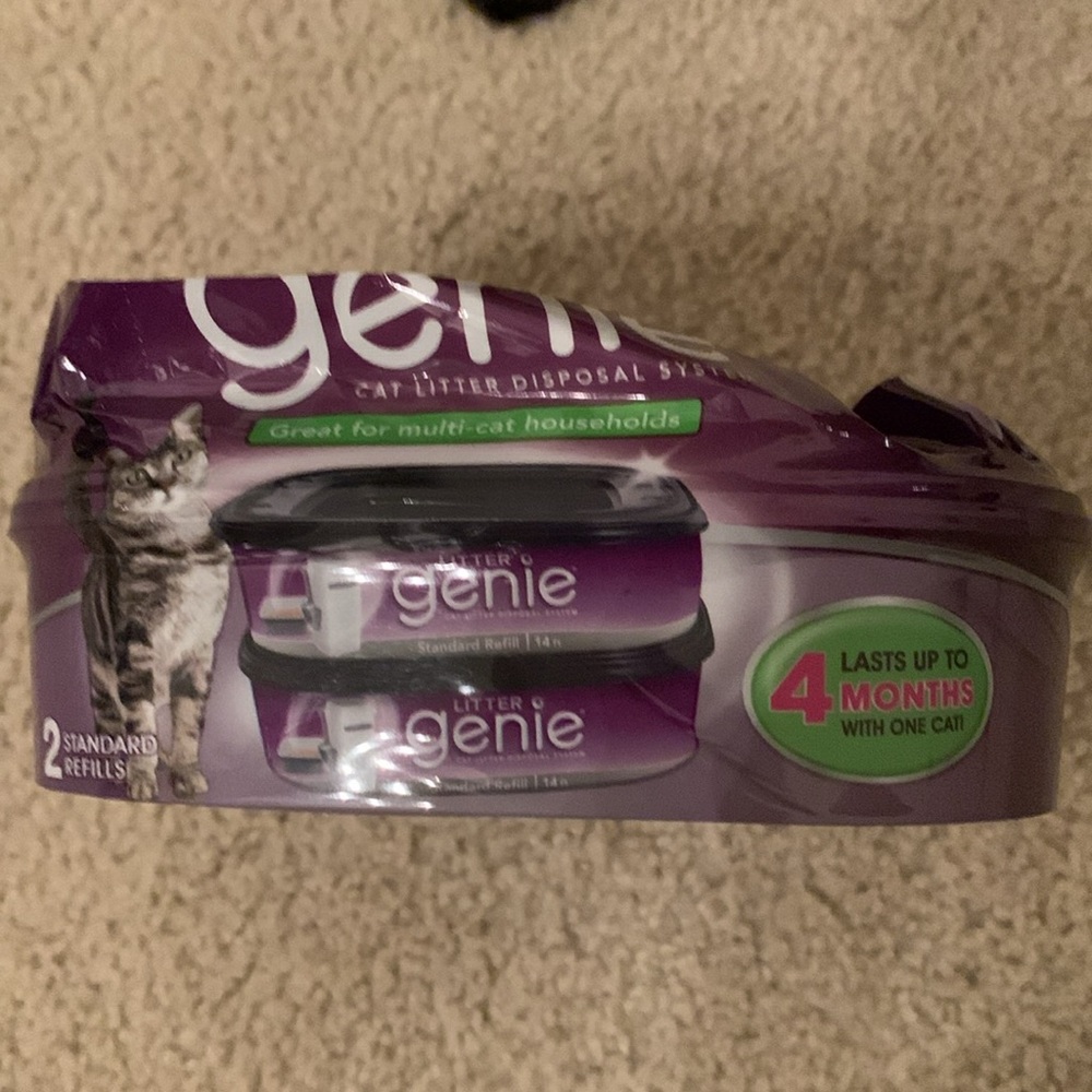 ✋LAST CHANCE NEW 1 Litter Genie Standard Refill Still Sealed Cat Kitten Pet